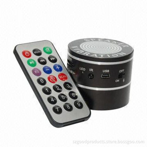Vibration Speaker with Mini USB, Bluetooth, microSD Card Reader, FM Radio, Remote Control Feature
